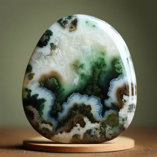 Indian Moss Agate: Capturing Nature's Elegance in Stone